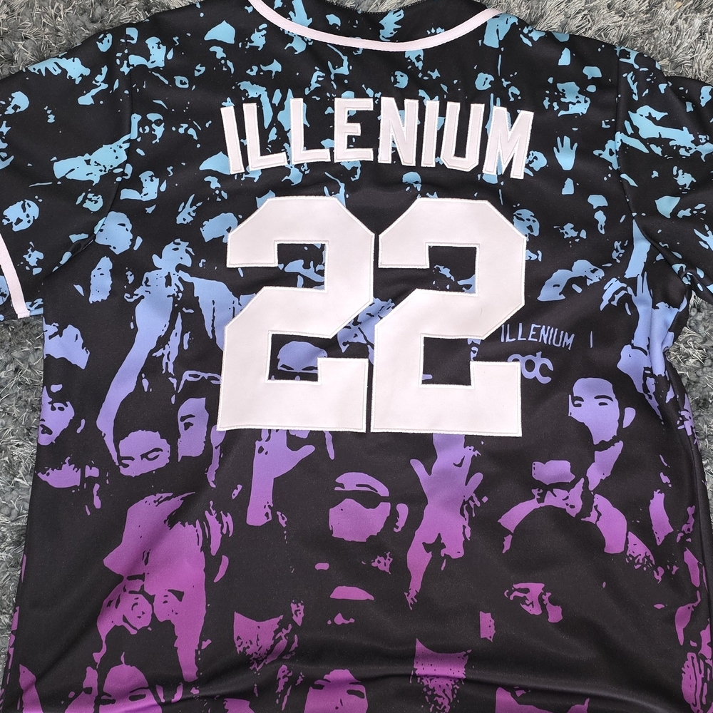 Illenium Black and Purple Men's Jersey 2022 Executive Release
